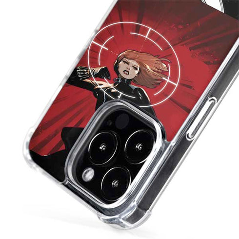 Marvel Black Widow Widowmaker iPhone 15 Pro MagSafe Case